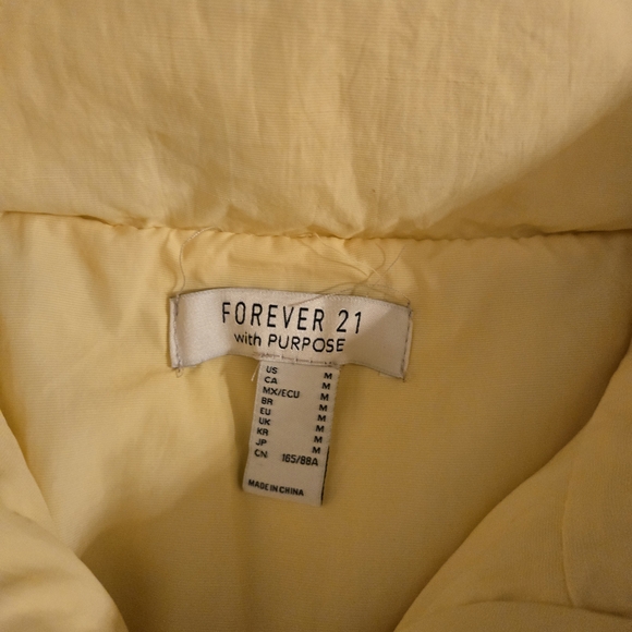 Yellow Puffer Jacket - Picture 3 of 3